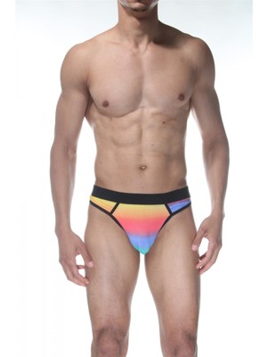 Marsilyan Gökkuşağı Erkek  Tanga Kulot