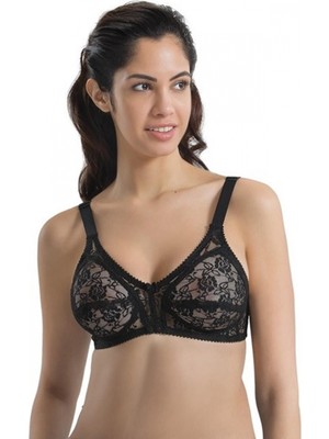 Marsilyan Siyah Mı Emay 145 C Dantelli Toparlayıcı Sütyen