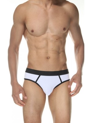 Marsilyan Beyaz Jockstrap Erkek  Iç Giyim