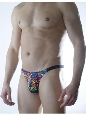 Narnuga Modlive Erkek Renkli Desenli Brazillian Slip