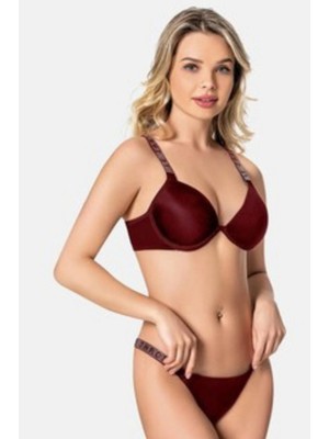 Marsilyan Askılı Push-Up Sütyen Takım Kadın 5160
