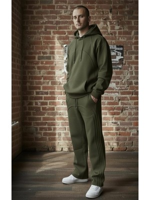 Black Steel Kapşonlu Oversize Eşofman Takımı
