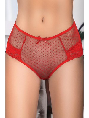 Marsilyan Kırmızı Kadın Puanlı Külot MARGARITA-K1006