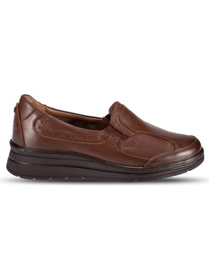 Forelli Faye-H Kadın Deri Hallux Ayakkabı Taba Napa