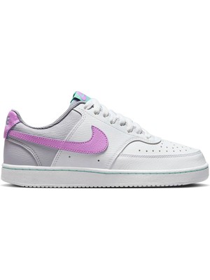 Nike Kadın Spor Ayakkabısı Court Vision Low Nn Beyaz/rush Fuchsia - FN7141 100
