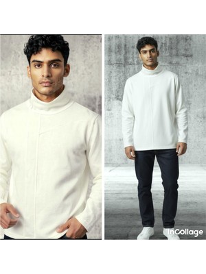 Black Steel Balıkçı Yaka Modelli Sweatshırt