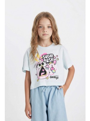 DeFacto Hatsune Miku Bisiklet Yaka Kısa Kollu Tişört Kız Çocuk C6333A824HS