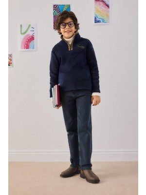 DeFacto Düz Paça Gabardin Pantolon Erkek Çocuk G3751A825CW