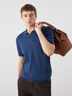 Lc Waikiki Yeni Sezon Polo Yaka Kısa Kollu Erkek Triko Kazak