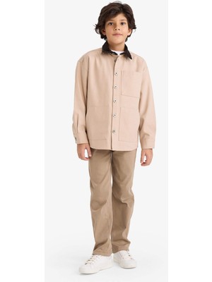 DeFacto Erkek Çocuk Düz Paça Gabardin Pantolon F3762A825WN