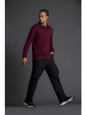 DeFacto Standart Fit Kargo Cepli Standart Paça Dokuma Sporcu Jogger F2308AX25WN