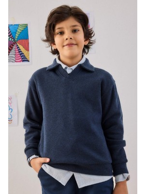 DeFacto Erkek Çocuk Apaş Yaka Sweatshirt G3672A825CW