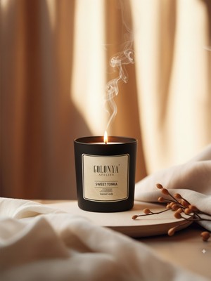 Golonya Atelier Sweet Tonka Dekoratif Oda & Ofis Premium Kokulu Niche Mum 220GR