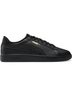 390987-10 Puma Puma Smash 3.0 L Unisex Spor Ayakkabı Black-Gold-Black