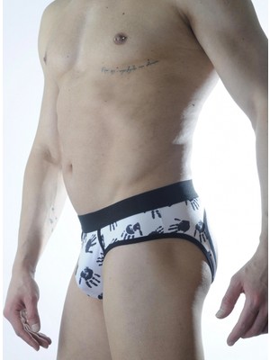 Narnuga Modlive Erkek Fantezi El Desenli Jockstrap