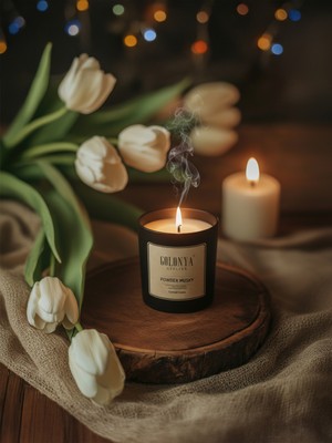 Golonya Atelier Powder Musky Dekoratif Oda & Ofis Premium Kokulu Niche Mum 220 gr