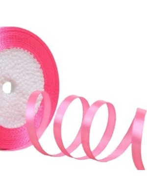 Nuvigo Saten Kurdele 6 Mm Şeker Pembe 1 Metre