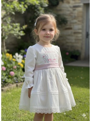 Kız Çocuk Günlük Uzun Kol Elbise 1-5 Yaş