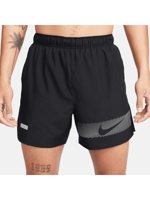 Nike Challenger Dri-Fit Erkek Siyah Günlük Şort FN3048 010