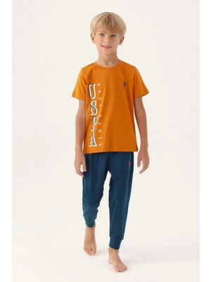 U.S. Polo Assn. Erkek Çocuk, Lisanslı, Uspa, Lacivert, T-Shirt 2'li Takım