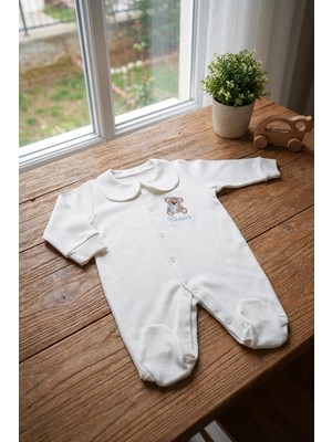 Atölye Müge Isimli Hastane Çıkışı 3 Lü Set Ayıcık Temalı Mavi