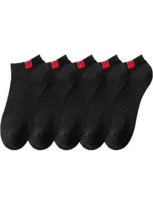 Bgk  5'li Spor Patik Çorap Düz Desenli Pamuk Poliamid Elastan Eco-friendly Özellikli