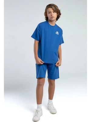 Kappa Kopya - Erkek Çocuk Mavi Bermuda Takım