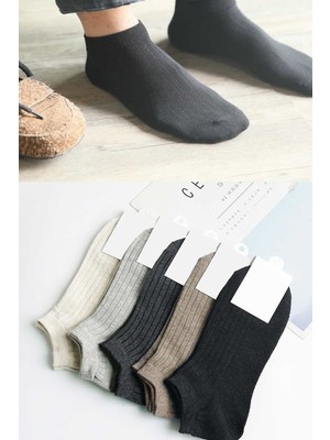 Bgk Unisex 5'li Yazlık Renkli Çorap TYC00487430677-ŞEFFAF Klasik
