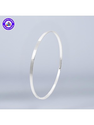 E-Gümüş 925 Ayar Gümüş Kadın Ajda Yatırımlık Bilezik