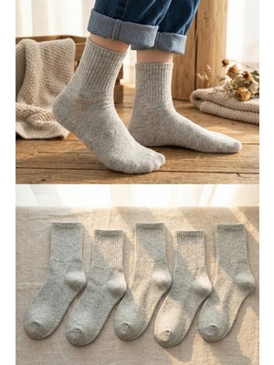 Bgk Unisex Çocuk 5 Çift Kolej Çorap