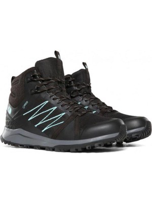 The North Face Litewave Fastpack Iı Mid Waterproof Kadın Ayakkabı Siyah/mavi 38