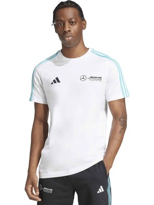 adidas JV5457-E Mercedes Dna Tee M Erkek T-Shirt Beyaz