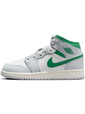 Nike Air Jordan 1 Mid Beyaz Basketbol Ayakkabısı