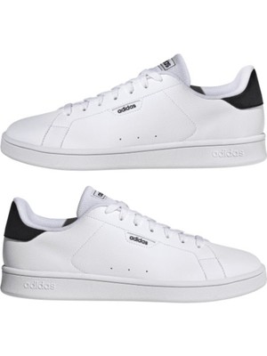 Erkekler İçin adidas Court Beyaz Ayakkabı Düz Taban Sentetik Malzeme ile Şık Stil