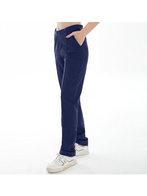 ASN Concept Asn Concpet Kadın Önü Çima Dikişli Lacivert Renk Pantolon (Büyük Beden Seçeneğiyle)