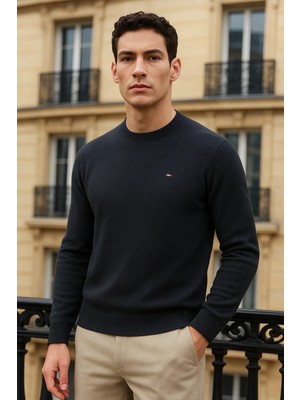 Comstar Erkek Kışlık Günlük Bisiklet Yaka Füme Kazak