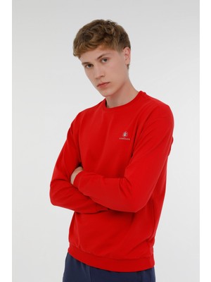 Lumberjack M-SN75 Bsc C Neck Sw 3pr Kırmızı Erkek Sweatshirt