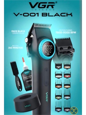 Yüksek Performanslı Profesyonel Tıraş Makinesi, Turbo Güç, Pürüzsüz Sonuç