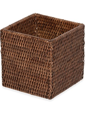 Decor Walther Basket Malzemelik, Kare, Açık, Tezgah Üstü - Kahve