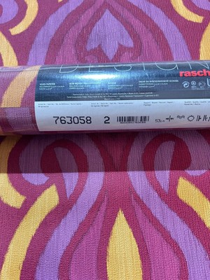 Teodora Renkli Damaks Desen Ucuz Duvar Kağıdı 763058
