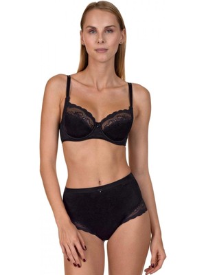 Lisca Evelyn Balenli Toparlayıcı Sütyen Siyah
