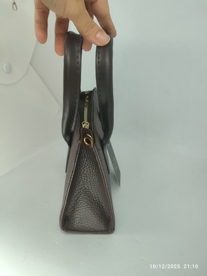 Kadın Şık Baget Tarz Deri El Omuz Çanta 16X22CM