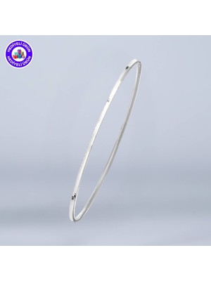 E-Gümüş 925 Ayar Gümüş Kadın Ajda Yatırımlık Bilezik