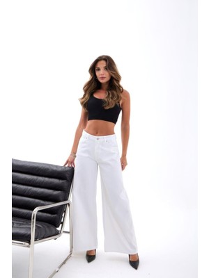 Etiler Collection 7471 Pantolon-Beyaz