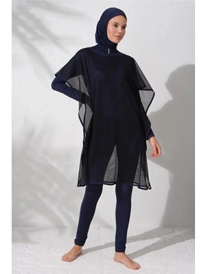 Dorelux Fileli Tesettür Tulum Mayo DLX-231919