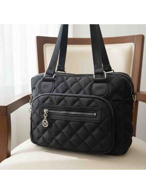 Kadın Kol Çantası Çok Gözlü sıyah