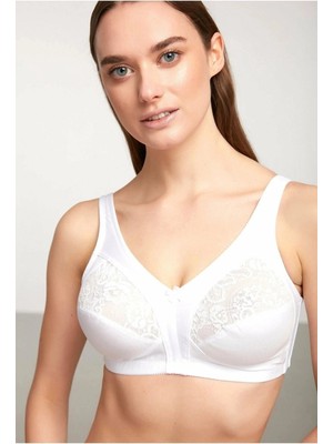 Kom Barbara Beyaz Kapsız ve Telsiz Toparlayıcı Sütyen