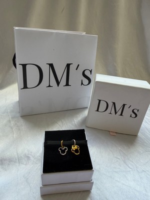 DMs Silver Mickey&minnie Mouse 2'li Gümüş Charm'ı
