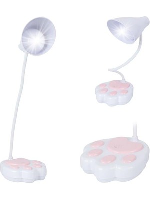 JF-1623 20 Led'li 2.5 Watt Şarjlı Esnek Masa Lambası (OM-114) - Dokunmatik ve USB Şarjl