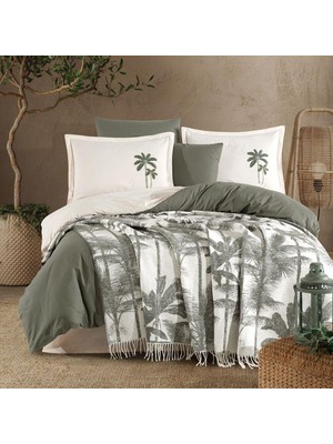 Clasy %100 Pamuk Battaniyeli Nevresim Takımı Çift Kişilik Arvona